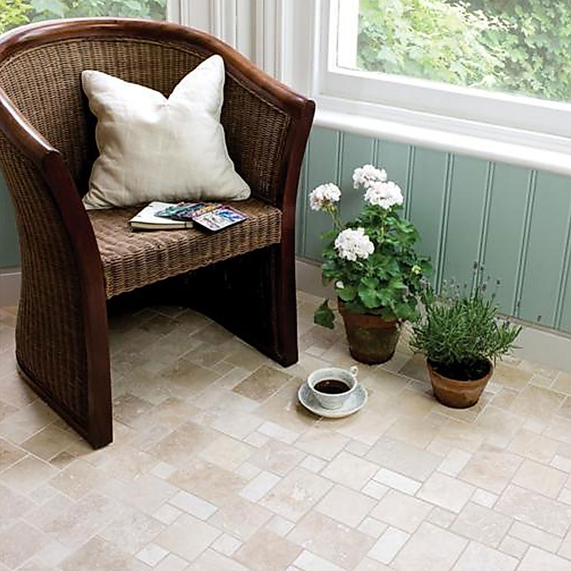 Modular Travertine Floor Tiles – GEZC