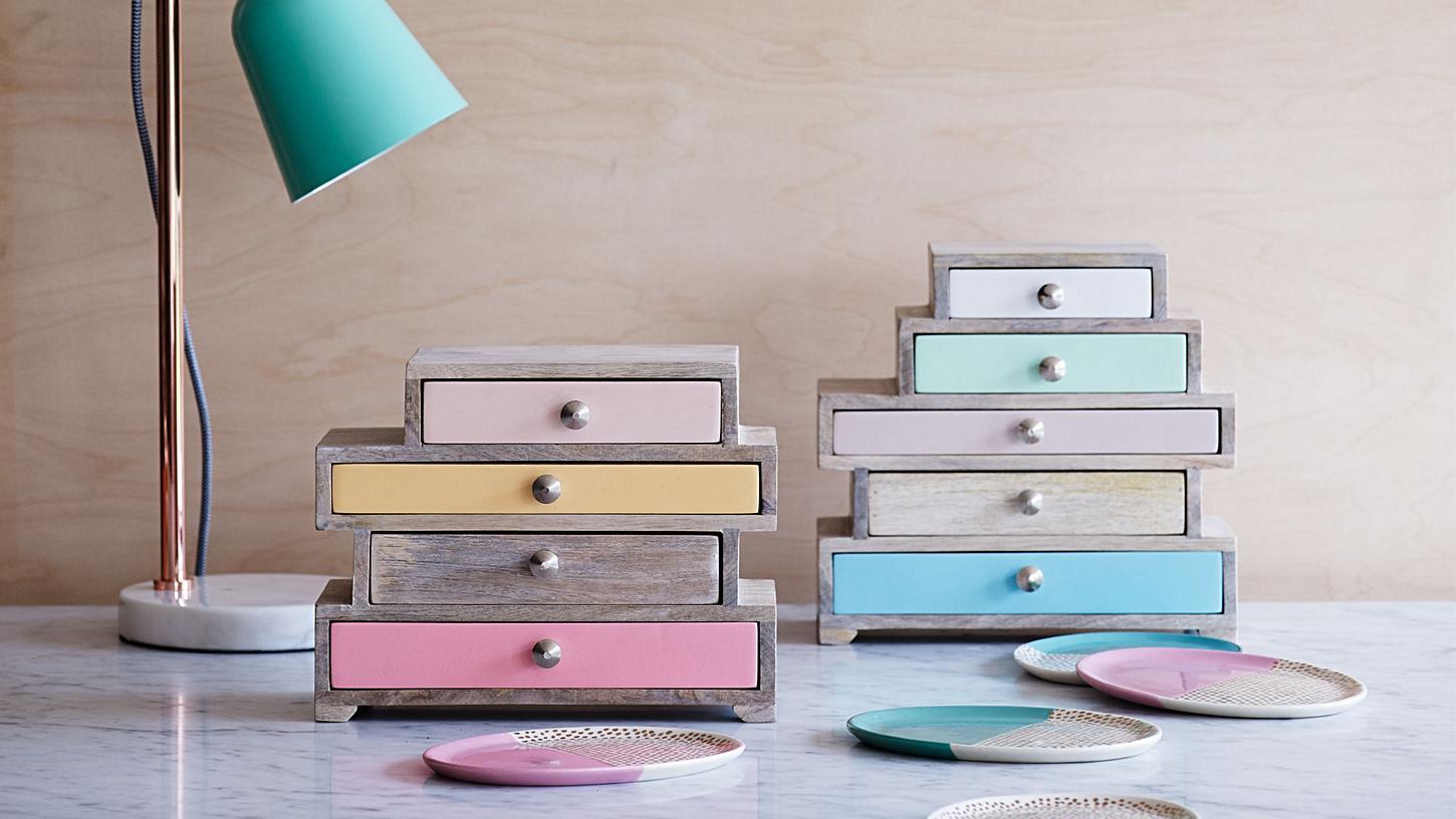 Eva Five Drawer Jewellery Box Oliver Bonas