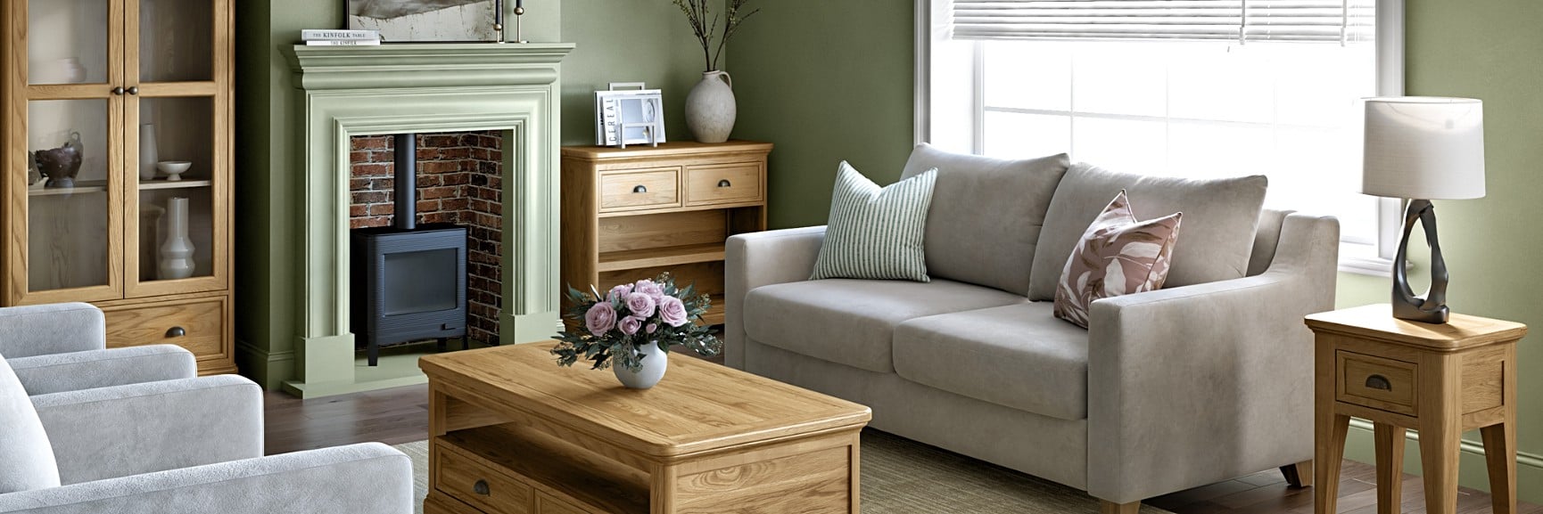 Oak Living Room Furniture & Oak Living Room Sets | OFS