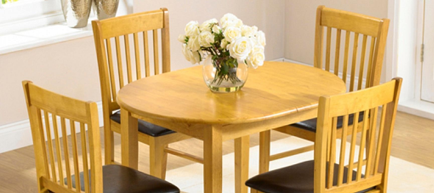 Amalfi Oak Dining Table Oak Furniture Superstore