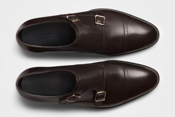 Mens Luxury Shoes | Philip II Double Buckle | John Lobb Mens shoes