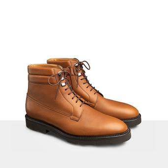 mobient　JOHN LOBB John Lobb - Weekend Black Pebbled Leather Boot | Mitchell Stores