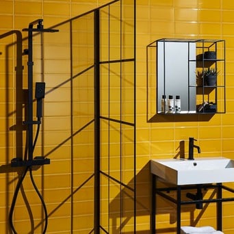Yellow Tiles For Walls Topps, Yellow Bathroom Tile