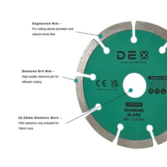 DEX Diamond Premium Blade 115mm