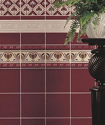 Minton Hollins Baroque Topps Tiles