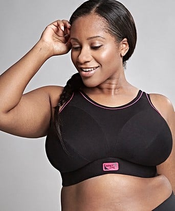 Non-wired sports bras up to K cup