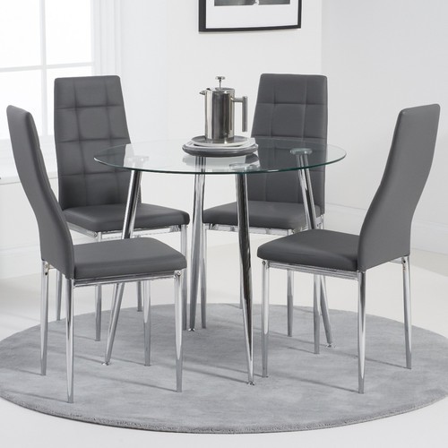 Catalina 90cm Round Dining Table With, Small Round Dining Table With 2 Chairs