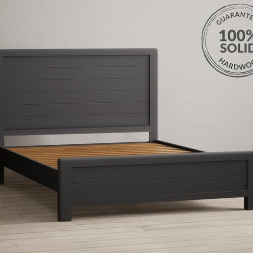 Bradwell Oak and Charcoal Painted Super King size Bed