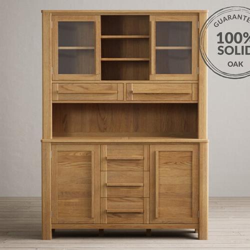 Eclipse Solid Oak Large Dresser Oak Furniture Superstore