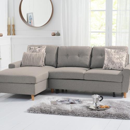 Grey sectional left deals facing