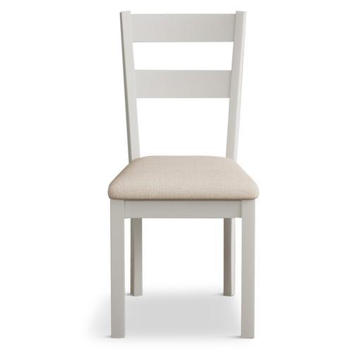 White timber dining shop chairs
