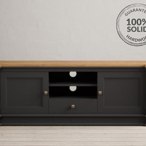 Dark grey hot sale tv cabinet