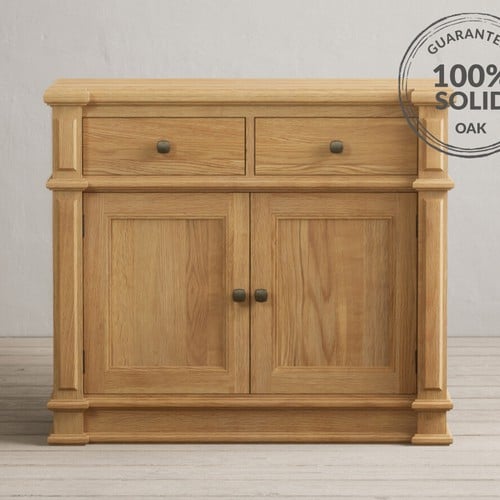 Lawson Solid Oak Small Sideboard | Oak Furniture Superstore