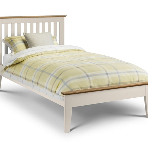 Rno Shaker Style Solid Oak Ivory, Shaker Style Platform Bed Frame