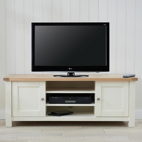 Somerset Oak And Cream Tv Unit