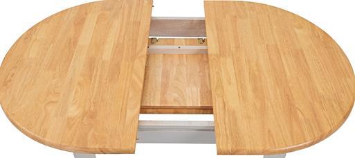 Amalfi oak and grey cheap extending dining table
