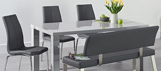 Grey high top dining table cheap