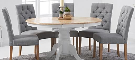 Epsom oak extending dining table online