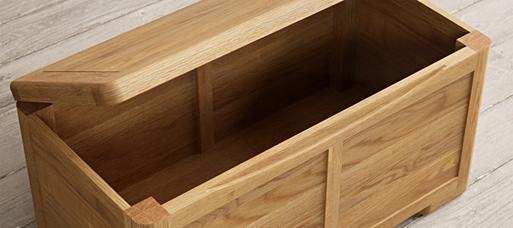 Extra large oak blanket box clearance