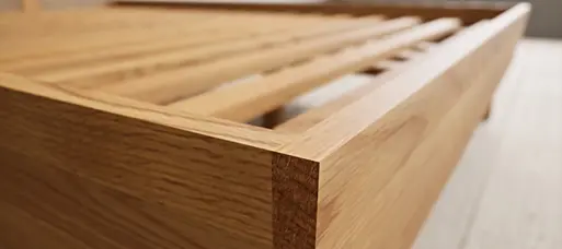 Rattan oak clearance bed