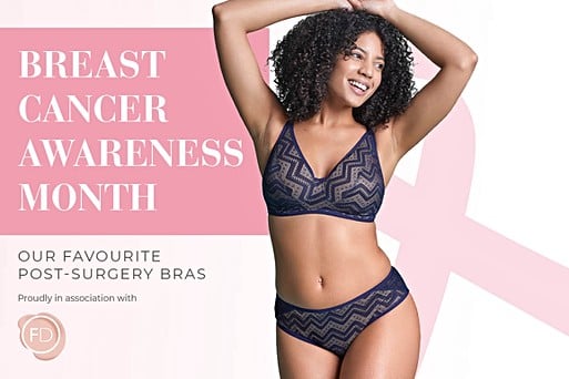 Post Surgery Bra, Women's Comfortable Lace Breathable Bra