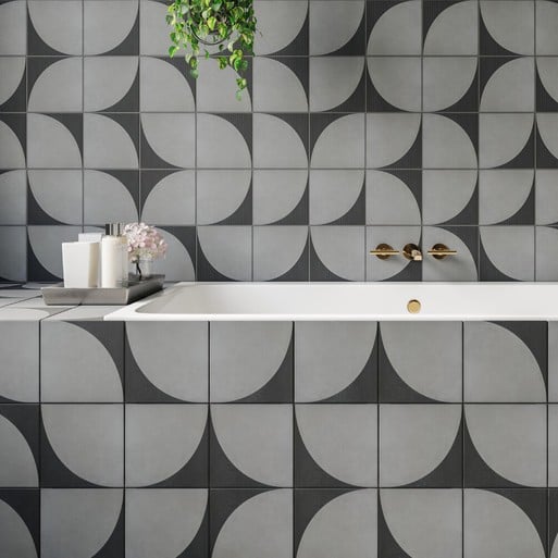 Graphic Floor Tiles | Art Deco Style | Topps Tiles