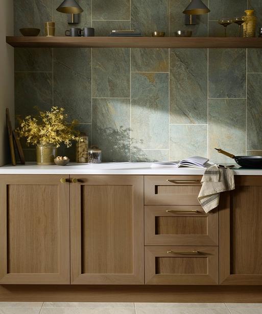 Opalia™ Green Tile (30.5cm x 60.5cm) | Topps Tiles