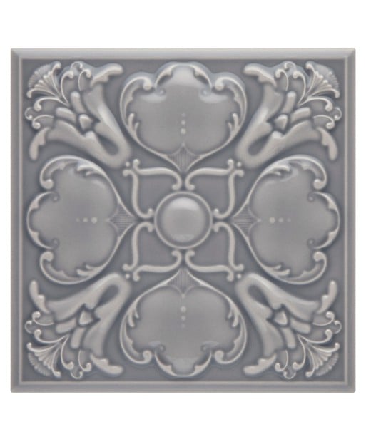 Minton Hollins Roker Sea Mist Decor Tile | Topps Tiles