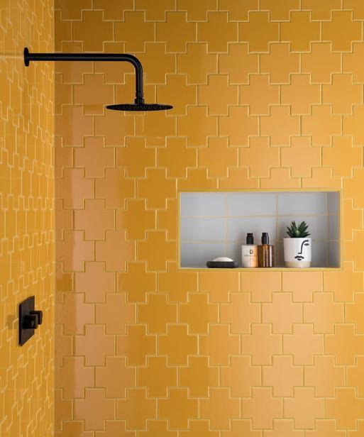 Cliq™ Mustard Tile | Topps Tiles
