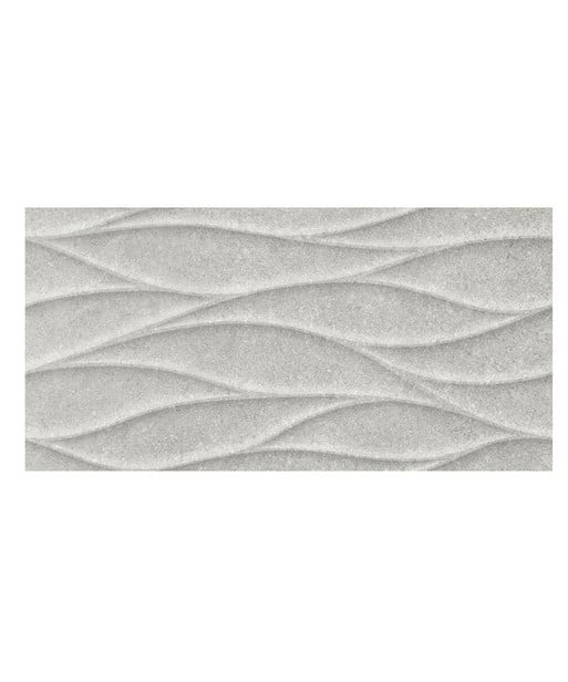 Blaine Grey Decor Tile (30cm x 60cm) | Topps Tiles