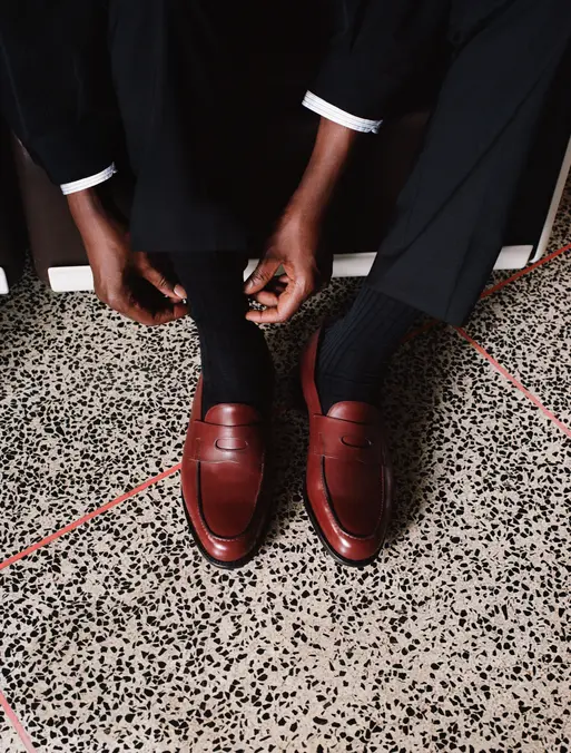 ジョン ロブ 赤 デッキシューズ ジョンロブ PIER BERR_RED Natural Grain Claf | 販売店 | (有
