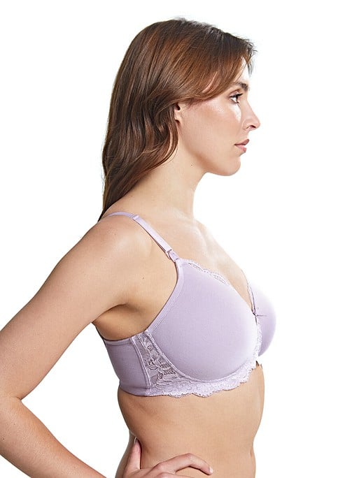 Royce Indie Non-Wire Molded Nursing Bra (1401),32D,Lilac at