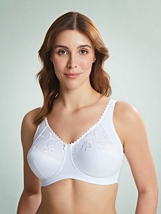 Designer White Net Silk Ladies Bra, Size: Large, Plain at Rs 690