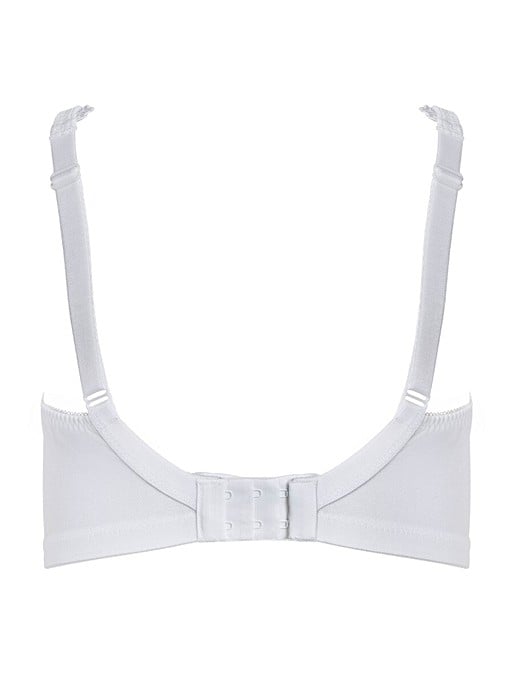 Robyn white, wirefree classic bra with firm support Comfort Bras