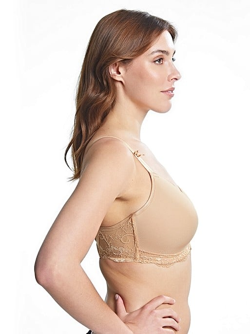 Georgia wirefree bra  T-shirt bra with lace detailing Comfort Bras