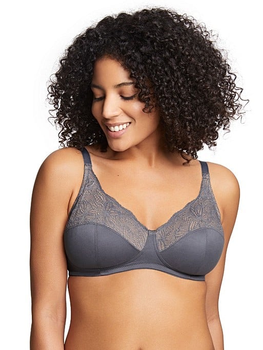 SACRED UNIQUE Womens Non Padded Non Wired Solid Full Coverage Bra