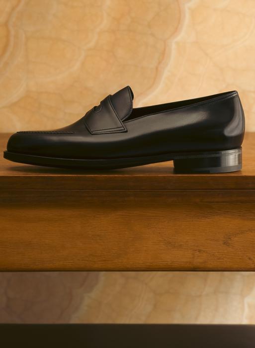 sebire 『JOHNLOBB』 John Lobb Elasticated Leather Sneakers | Blue