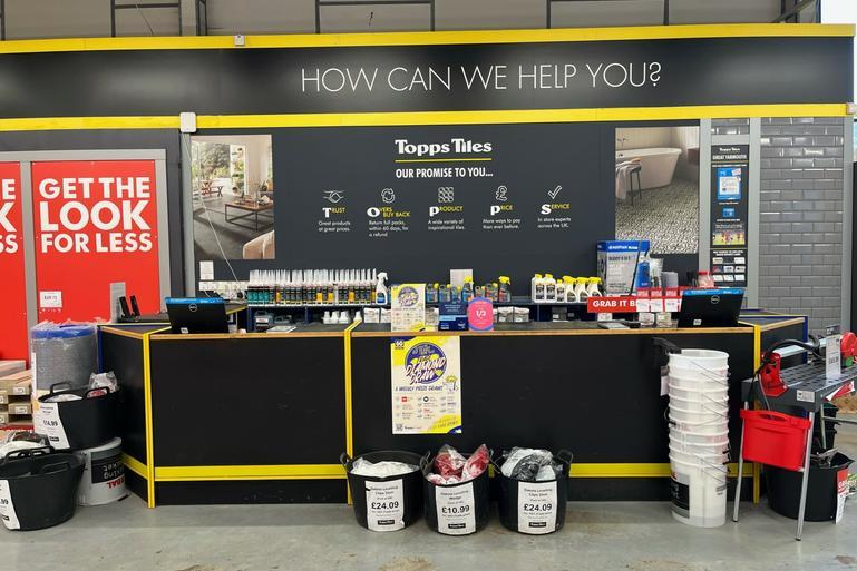 Tile Shop Great Yarmouth Topps Tiles Clearance Outlet