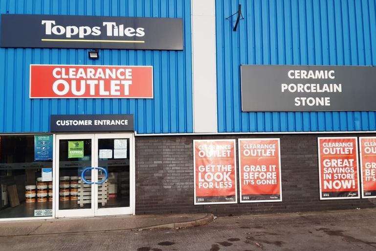 Tile Shop Tyneside Topps Tiles Clearance Outlet
