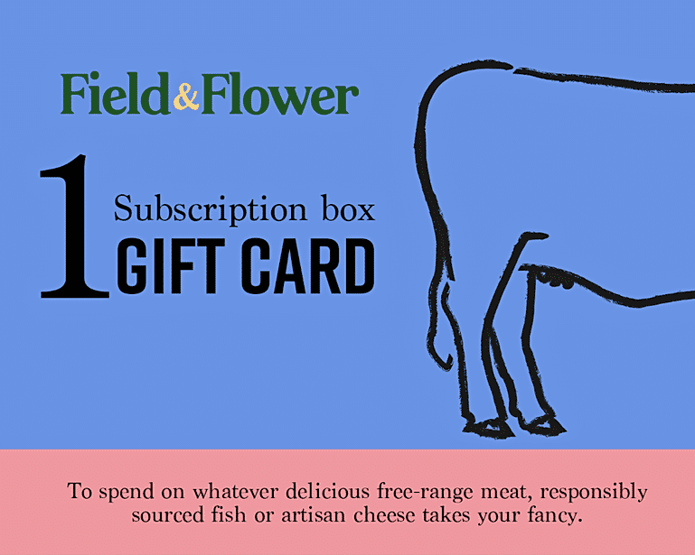 1 Box Subscription Gift Card field&flower Gift Cards