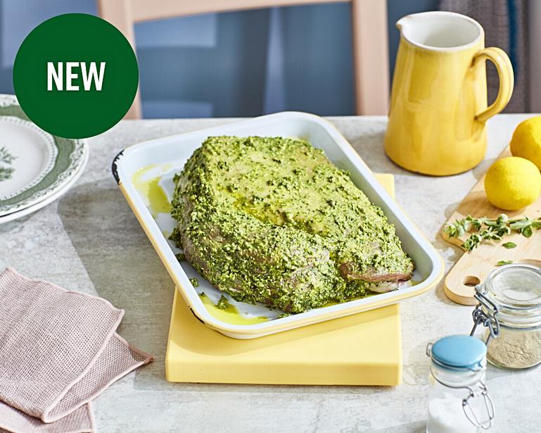 Butterflied Leg of Lamb in Lemon & Oregano (1.3kg) Field & Flower Meat
