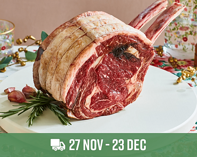 Black Garlic & Thyme Rib Roast Field & Flower Christmas
