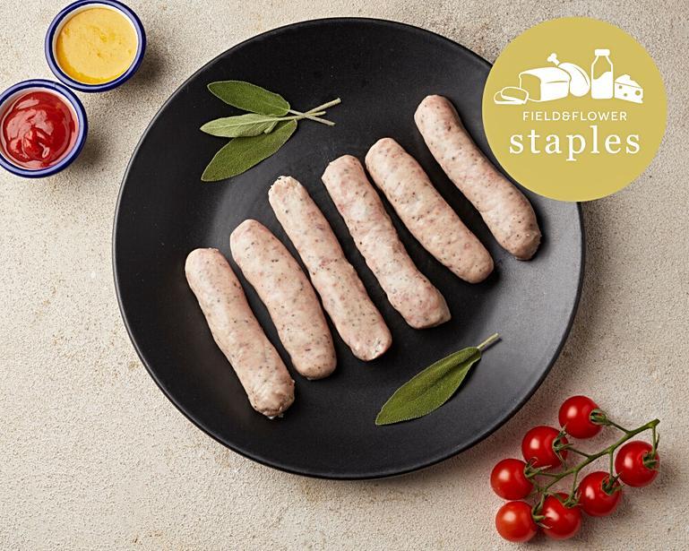 Lincolnshire Sausages (400G) field&flower Meat