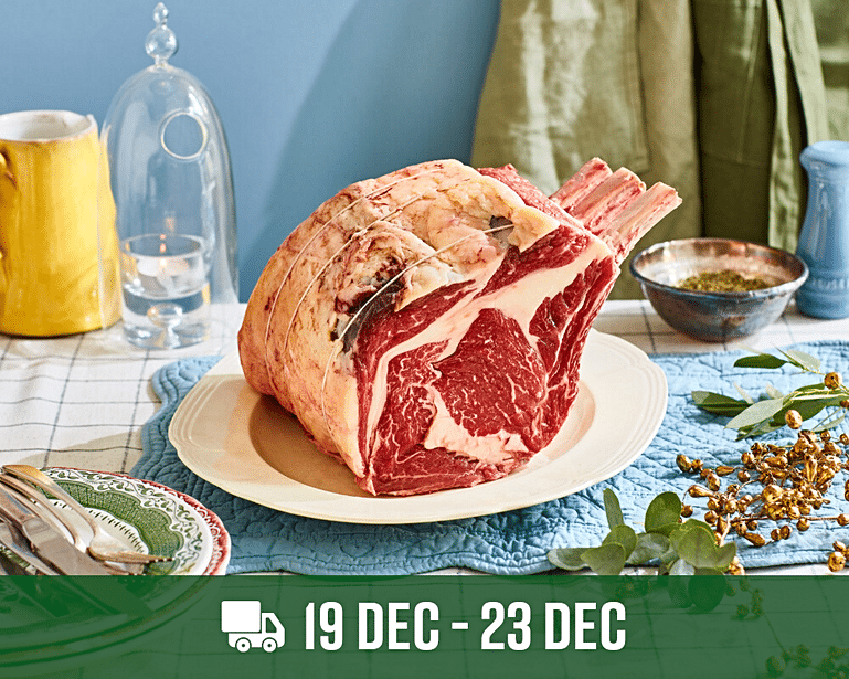 Ruby Red Devon Crown of Beef Field & Flower Christmas
