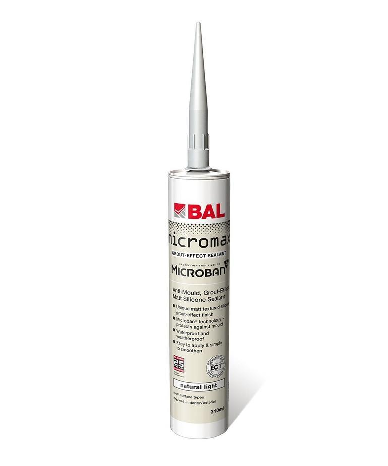 BAL Micromax Grout-Effect Sealant Natural Light 310ml | Topps Tiles