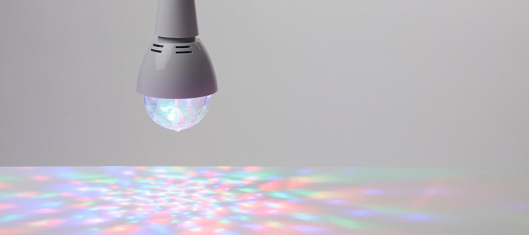 Spinning Party Light Bulb Oliver Bonas