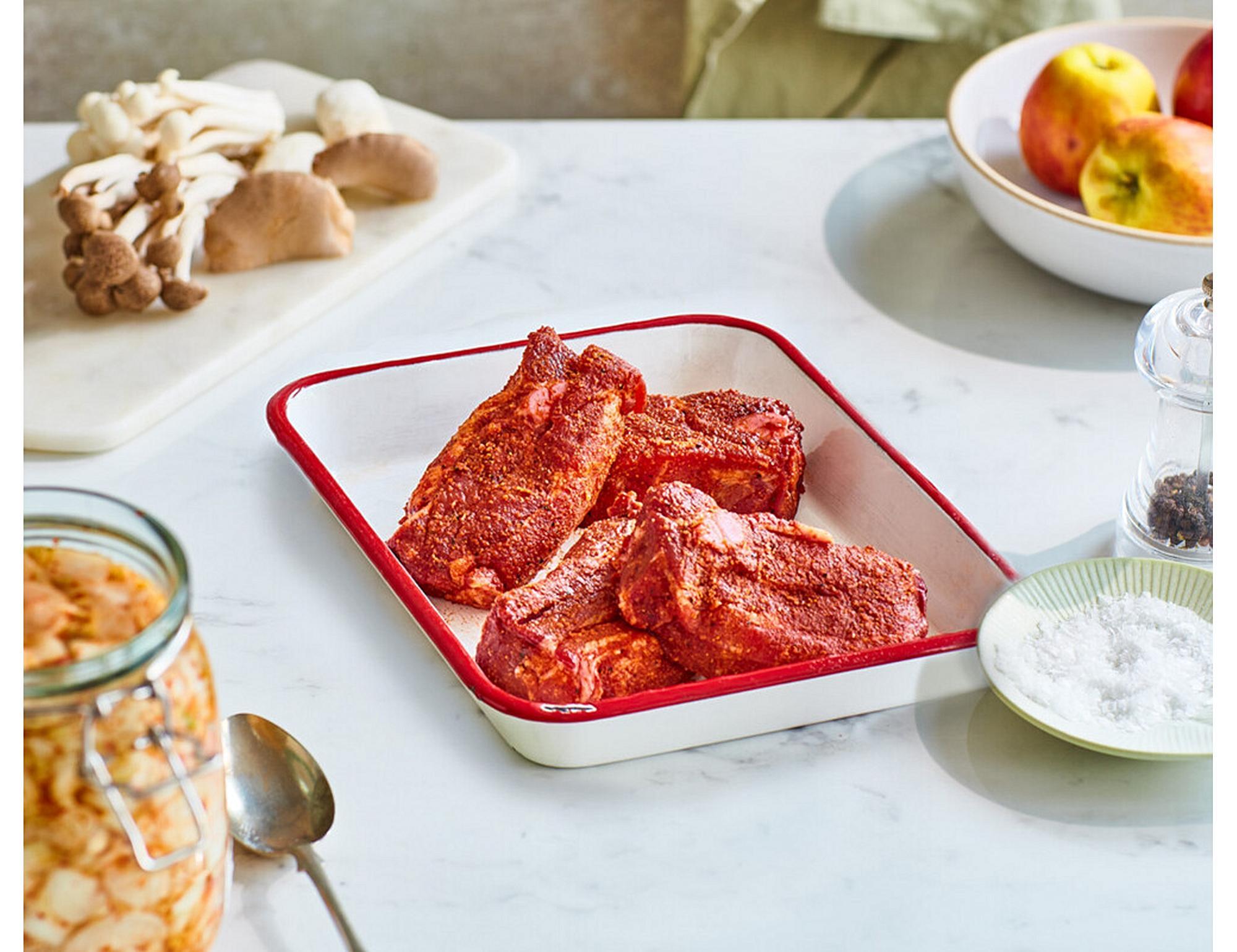 Cherry Bomb Pork Belly Chops (400g)