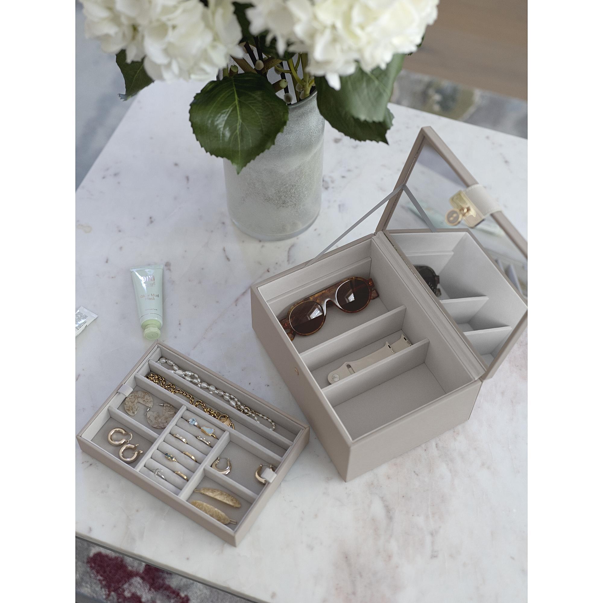 Taupe Luxury Classic Jewellery Box