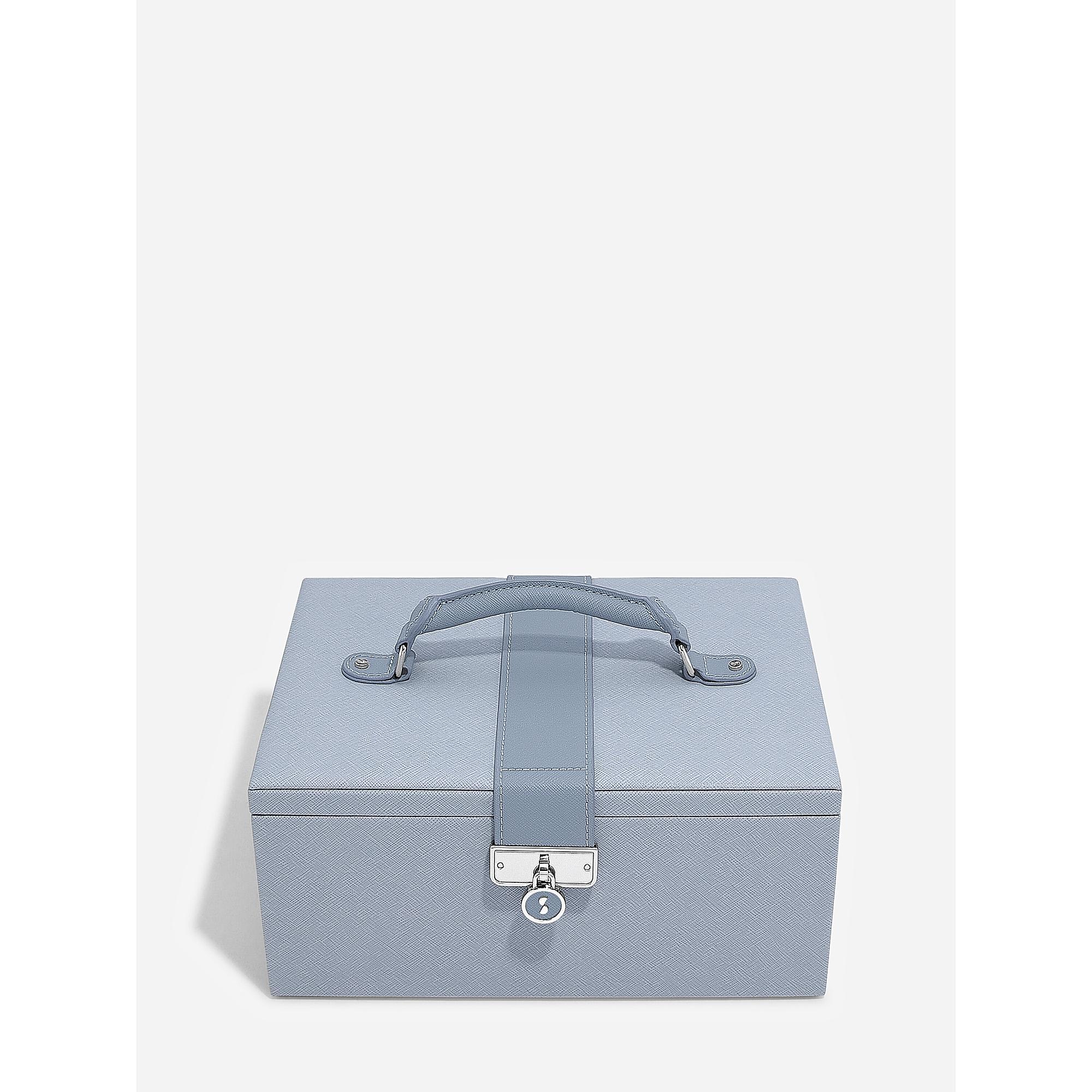 Dusky Blue Luxury Classic Jewellery Box