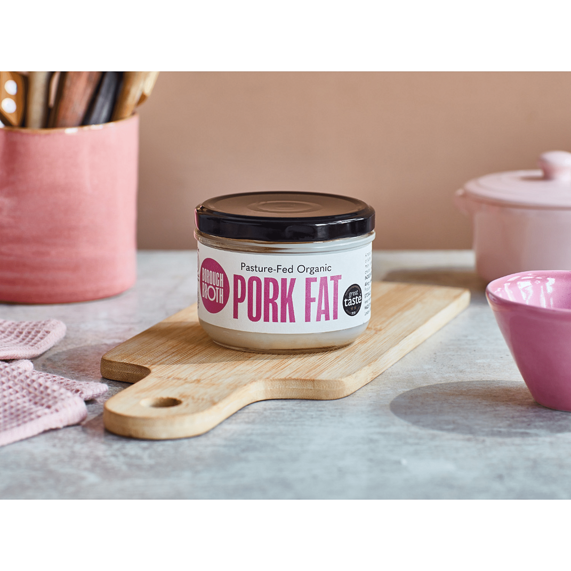 Pasture-Fed Organic Pork Fat (190g)